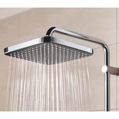 Sistem de dus fara baterie Grohe Vitalio Start 250 Cube crom lucios