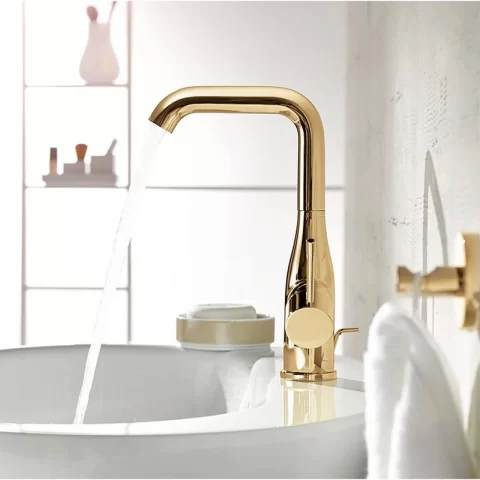 Cuier simplu Grohe Essentials auriu lucios Cool Sunrise