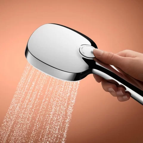 Para de dus Grohe Tempesta Cube 110 crom lucios cu 3 functii 