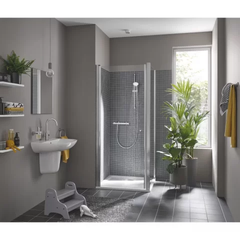 Set PROMO baterie dus Grohe Grohtherm 500 cu set de dus crom lucios