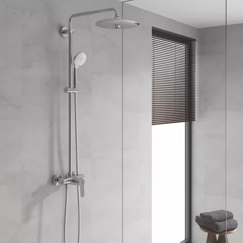 Sistem de dus cu baterie monocomanda Grohe Euphoria 260 crom lucios
