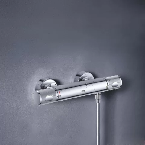 Baterie dus termostatata Grohe Grohtherm 1000 Performance crom lucios
