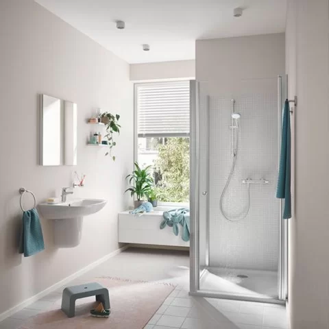 Set PROMO baterie dus Grohe Grohtherm 500 cu set de dus crom lucios