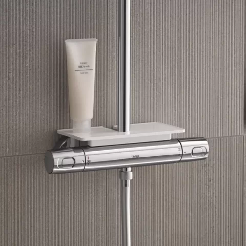 Etajera Grohe EasyReach alba pentru sistemele Euphoria si Tempesta