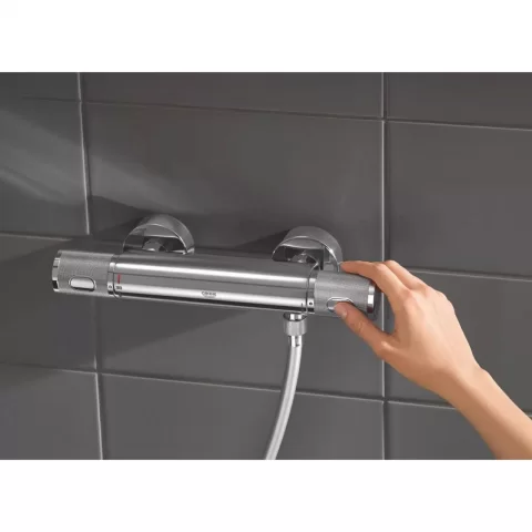 Baterie dus termostatata Grohe Grohtherm 1000 Performance crom lucios
