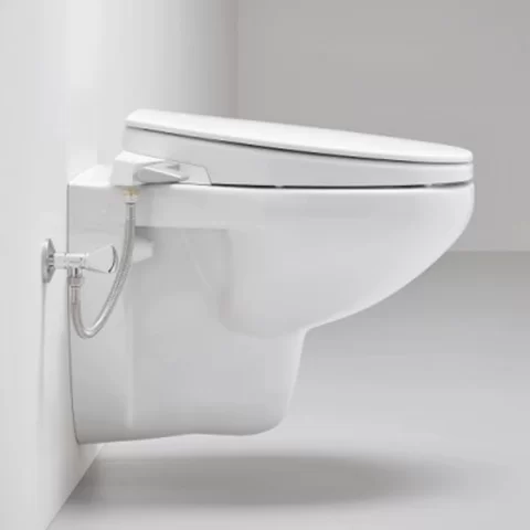 Capac WC Grohe Bau Ceramic alb cu functie de bideu 