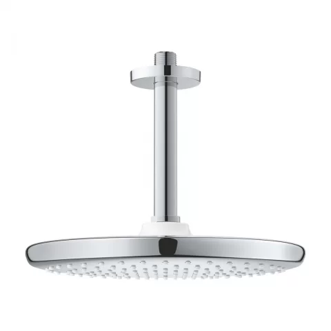 Palarie si brat de dus Grohe Tempesta 250 rotunda crom lucios