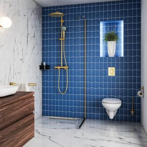 Clapeta de actionare Grohe Arena Cosmopolitan S auriu lucios Cool Sunrise