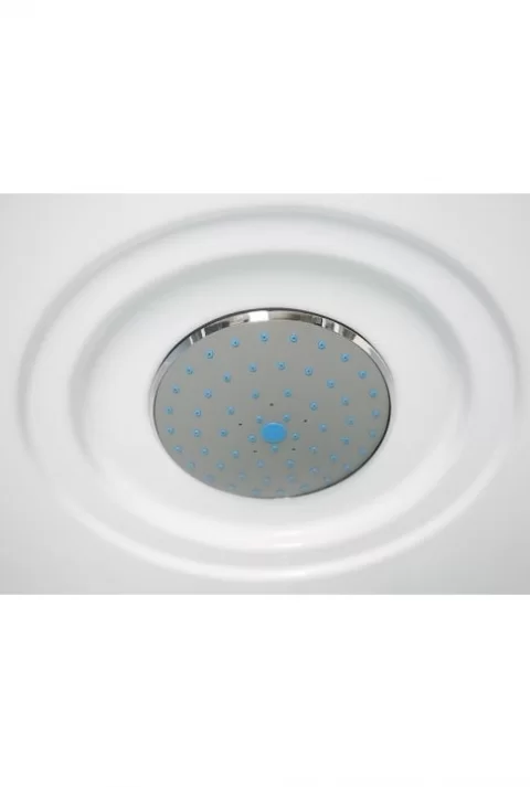 Cabina dus semirotunda Sanotechnik 90x90xH215cm cu hidromasaj 
