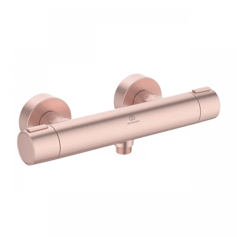 Baterie dus Ideal Standard Alu+ termostatata rose mat din aluminiu