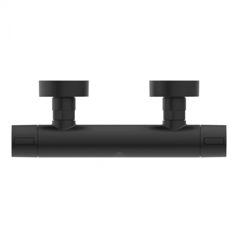 Baterie dus Ideal Standard Alu+ termostatata negru mat din aluminiu