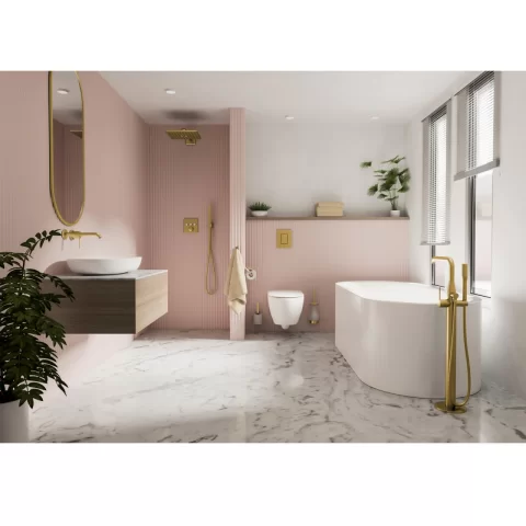 Baterie lavoar incastrata Grohe Essence 23 cm auriu periat Cool Sunrise