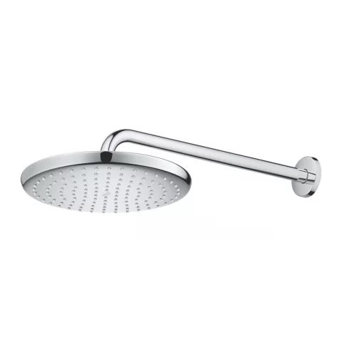 Palarie si brat de dus Grohe Tempesta 250 rotunda crom lucios