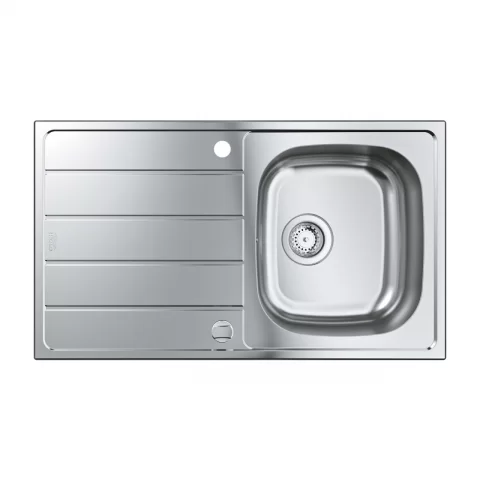 Chiuveta inox Grohe K200 86x50 cm cu 1 cuva cu picurator