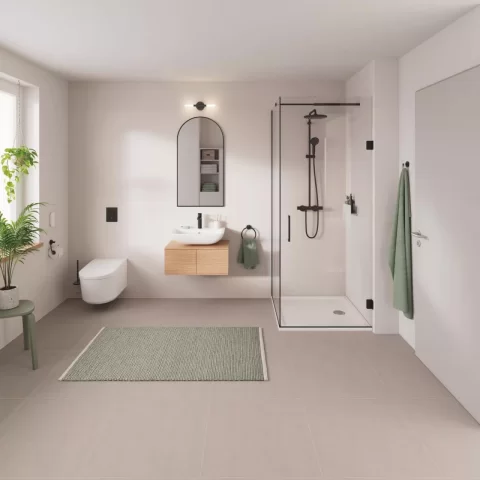 Vas WC suspendat Grohe Sensia cu Grohe HyperClean functie de bideu alb lucios