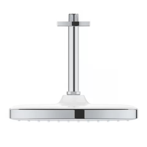 Palarie si brat de dus Grohe Tempesta 250 Cube crom lucios patrata
