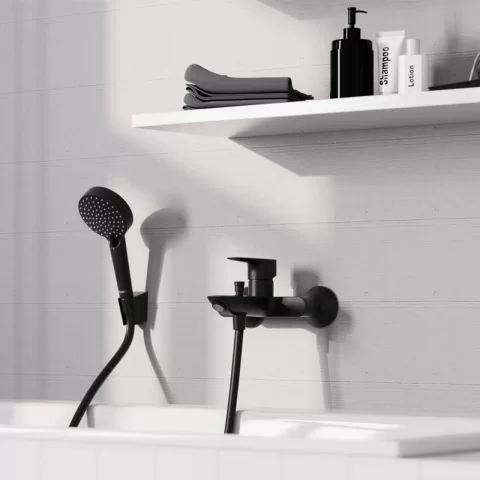 Para de dus Hansgrohe Vernis Blend Vario 100 negru mat 2 functii