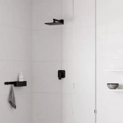 Palarie de dus Hansgrohe Vernis Shape 230x170 mm 1 functie negru mat