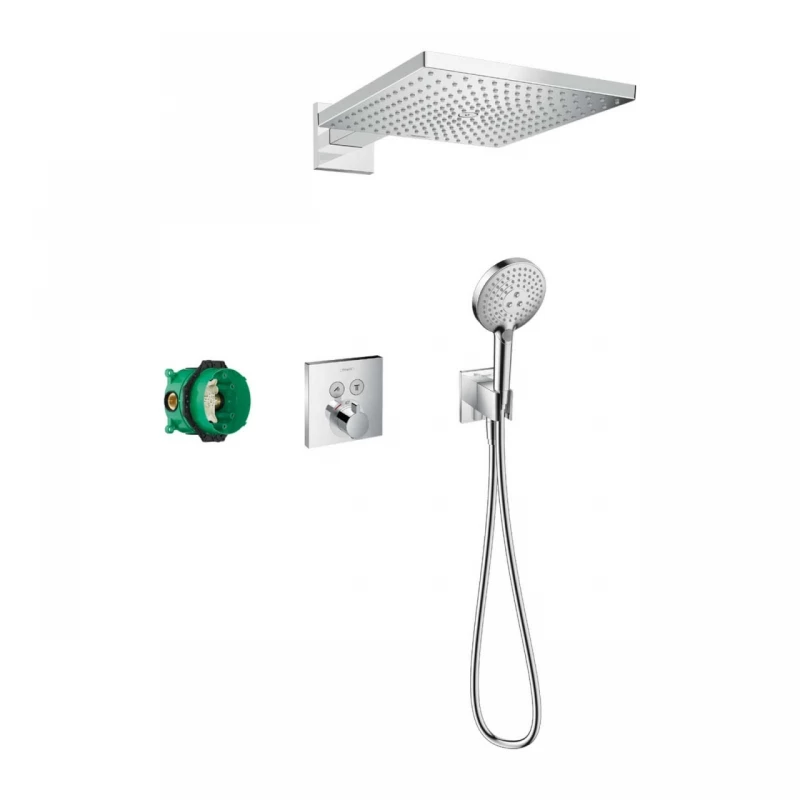 Sistem de dus incastrat Hansgrohe Raindance E 300 crom finisaj lucios