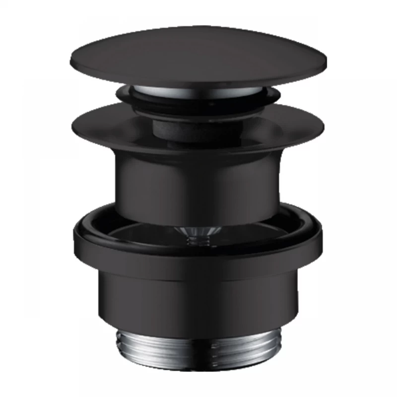 Ventil lavoar Hansgrohe Push-Open negru mat