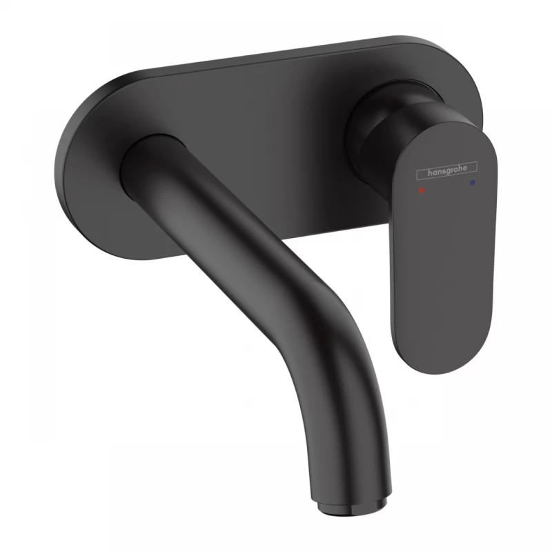 Baterie lavoar incastrata Hansgrohe Vernis Blend 20.7 cm negru mat