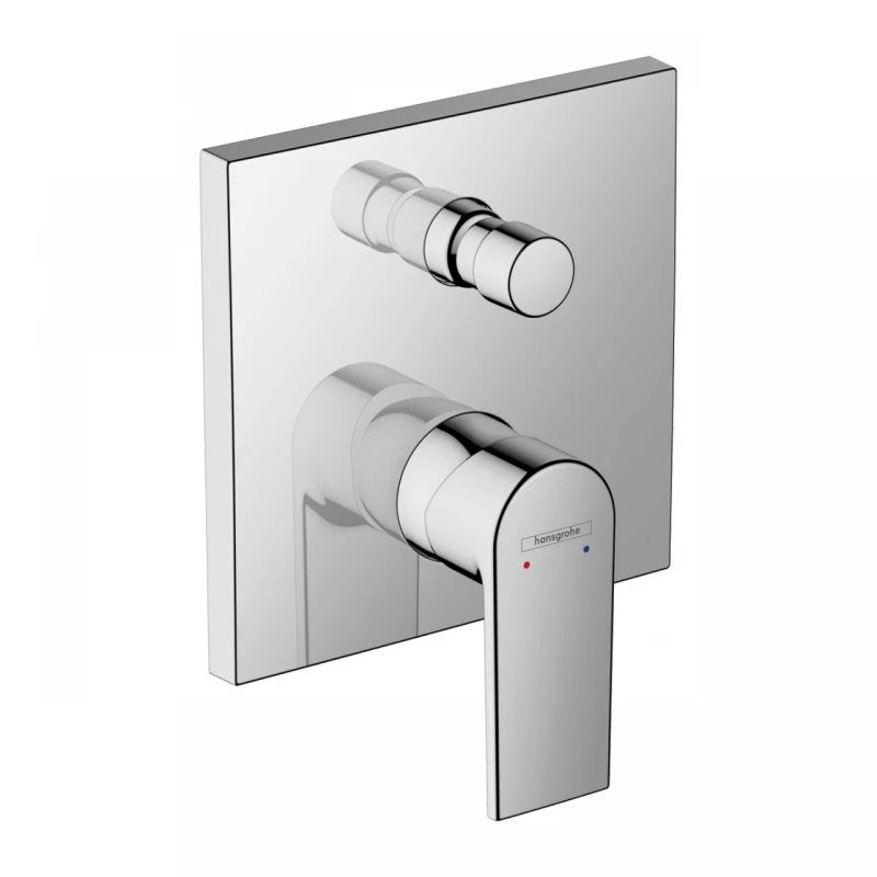 Baterie cada si dus incastrata Hansgrohe Vernis Shape crom lucios