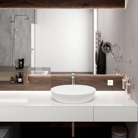 Baterie lavoar inalta Hansgrohe Vernis Blend 190 crom lucios monocomanda 