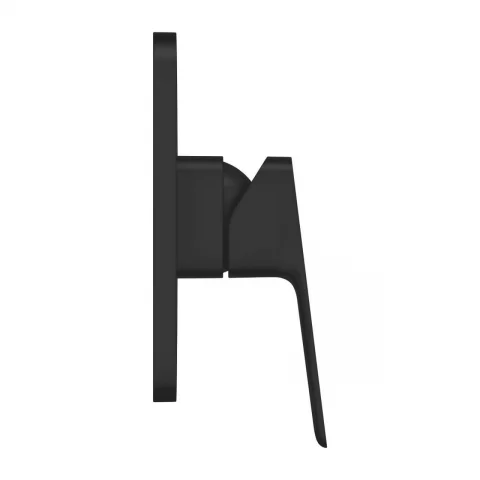 Baterie dus incastrata Grohe Cubeo monocomanda negru mat