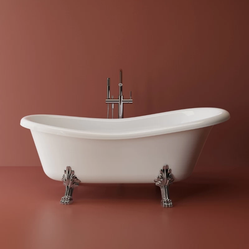 Cada retro Marmite Romance 167x75.2 cm alb