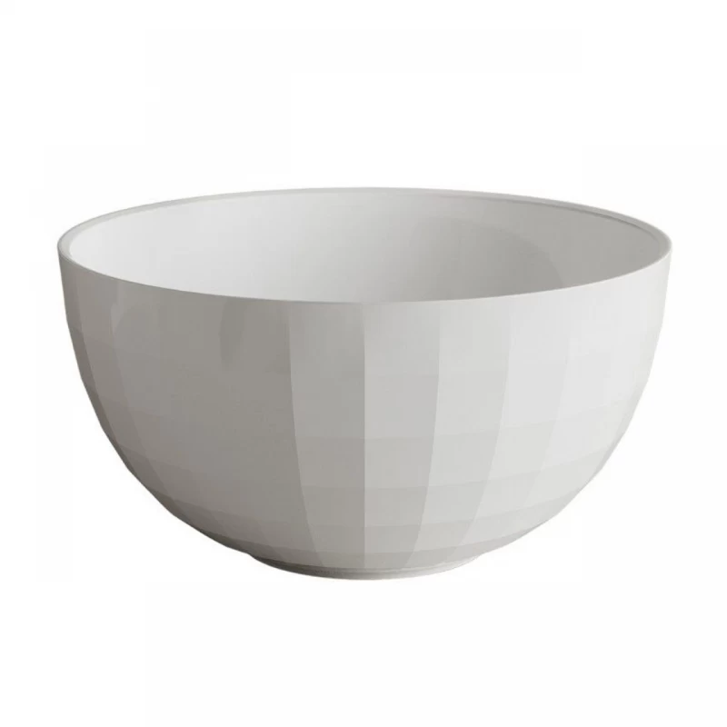 Lavoar pe blat Marmite Lima alb mat 42 cm