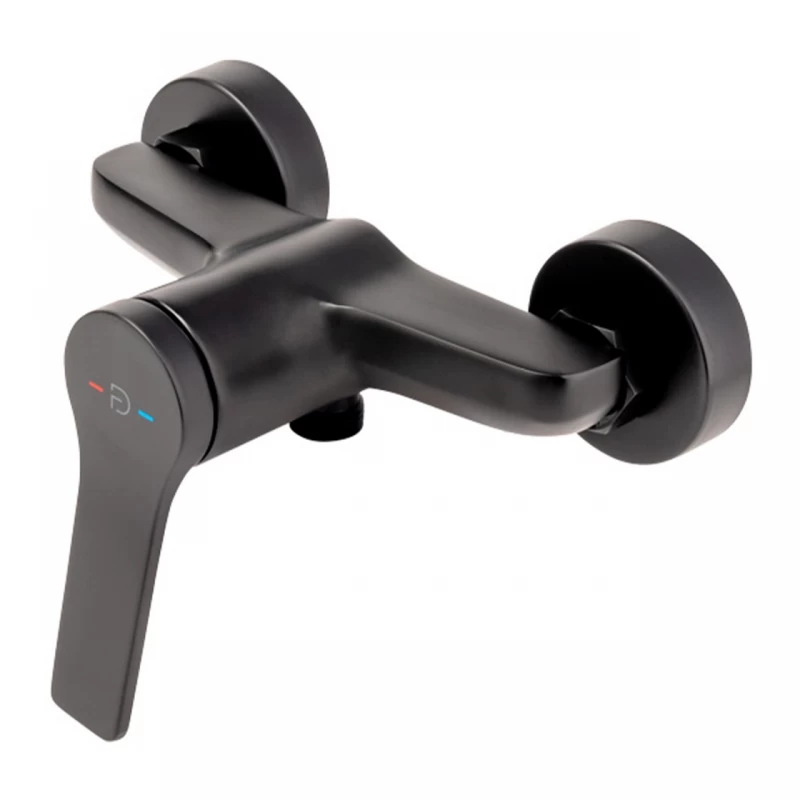 Baterie dus FDesign Seppia negru mat monocomanda