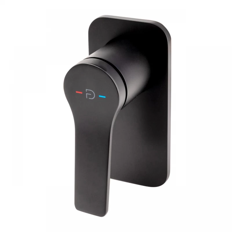 Baterie dus incastrata FDesign Seppia negru mat monocomanda