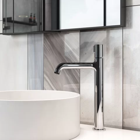 Baterie lavoar inalta FDesign Meandro crom lucios monocomanda