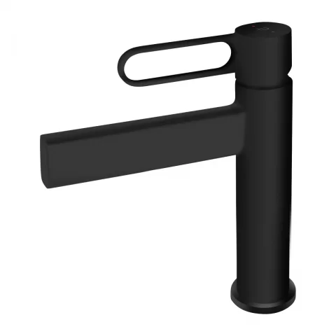 Baterie lavoar FDesign Zaffiro negru mat monocomanda