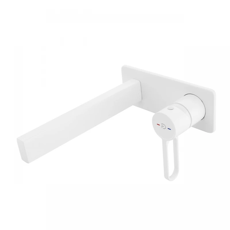 Baterie lavoar incastrata FDesign Zaffiro alb mat monocomanda