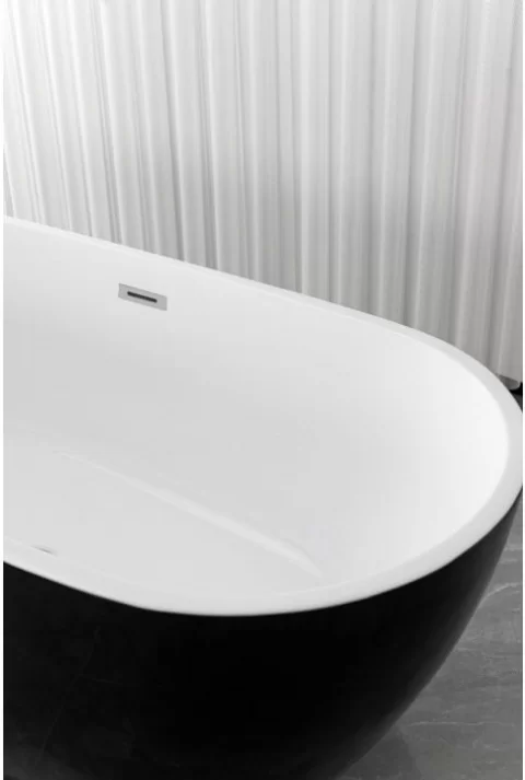 Cada freestanding Cuba Black, 80x175xH60 cm