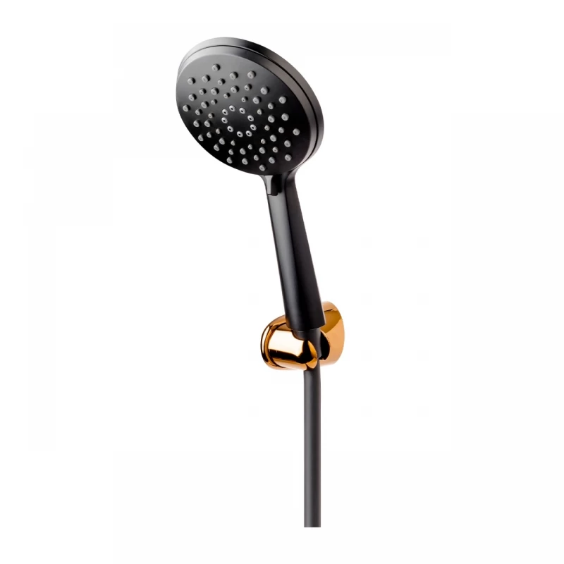 Set de dus FDesign Hotspring cu porter si para 3 functii negru - rose gold