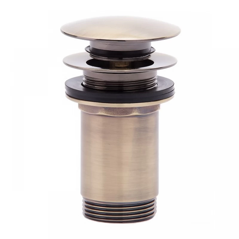 Ventil lavoar Click-Clack FDesign Kleome cu preaplin bronz periat