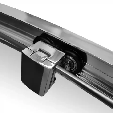 Set promotional cabina de dus Radaway Alienta DWJ+S crom 100x90 cm cu cadita si sifon