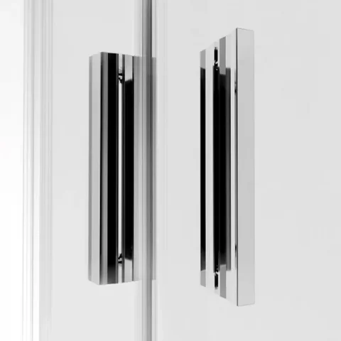Set promotional cabina de dus Radaway Alienta DWJ+S crom 100x90 cm cu cadita si sifon