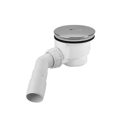 Set promotional cabina de dus Radaway Alienta DWJ+S crom 100x80 cm cu cadita si sifon