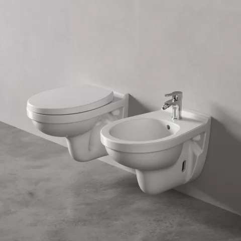 Baterie bideu Ideal Standard Alpha monocomanda crom lucios