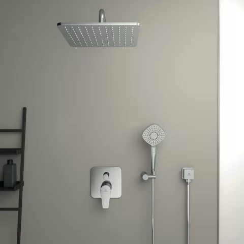 Baterie cada si dus incastrata Ideal Standard Cerafine D crom lucios