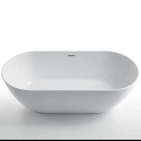 Cada freestanding Kreiner Marbella 169x80 cm alb