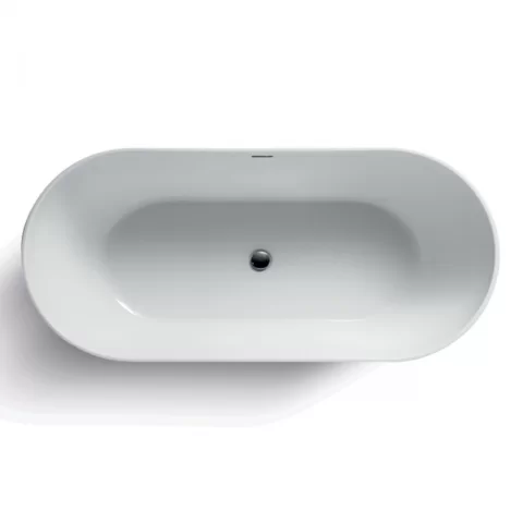 Cada freestanding Kreiner Marbella 169x80 cm alb