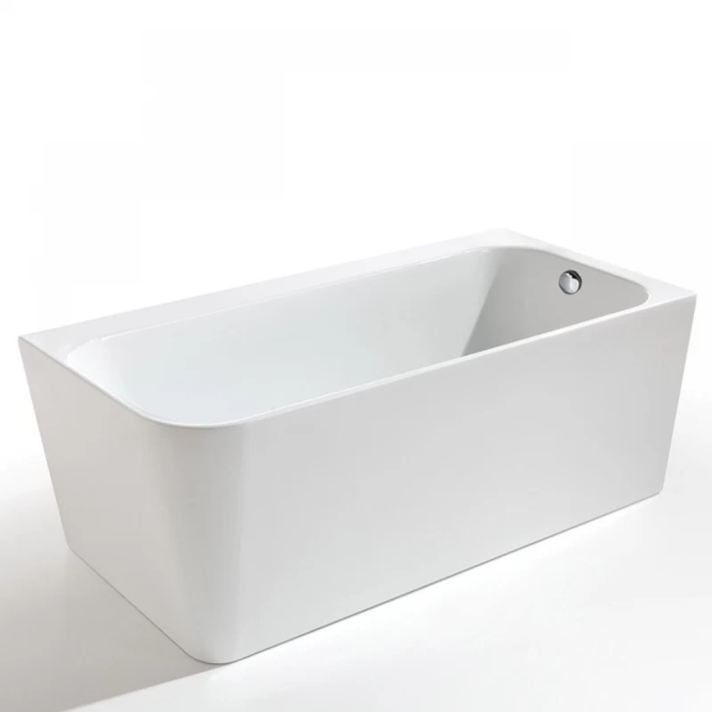 Cada freestanding Kreiner Maggie 160x75 cm alb dreapta