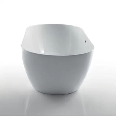 Cada freestanding Kreiner Marbella 169x80 cm alb