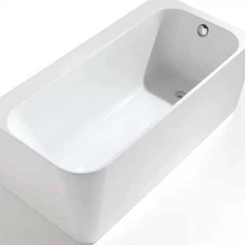 Cada freestanding Kreiner Maggie 160x75 cm alb dreapta