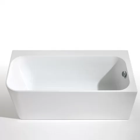Cada freestanding Kreiner Maggie 160x75 cm alb dreapta
