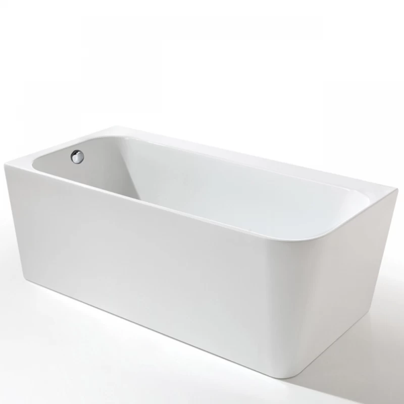 Cada freestanding Kreiner Maggie 160x75 cm alb stanga